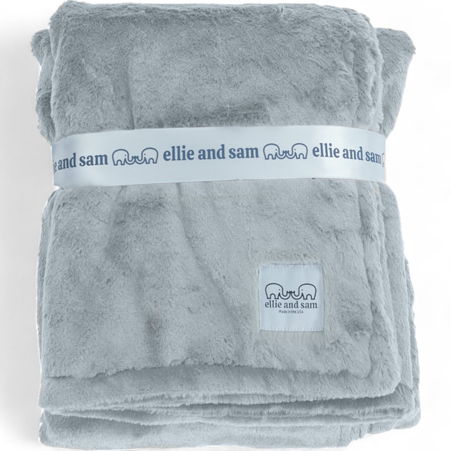 Luxury Borderless Throw (Big Blanket) - Silver