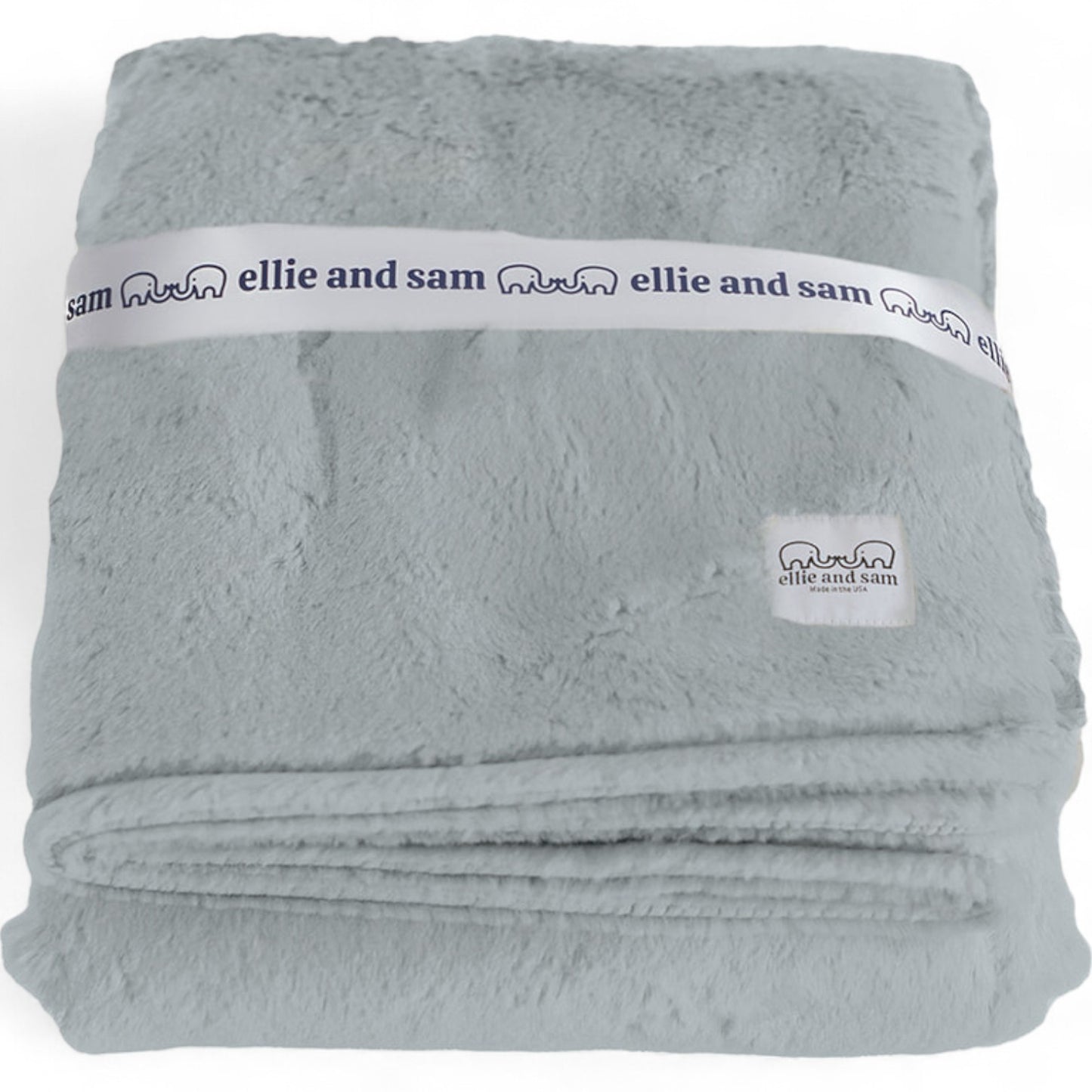 Luxury Borderless Throw (Big Blanket) - Silver