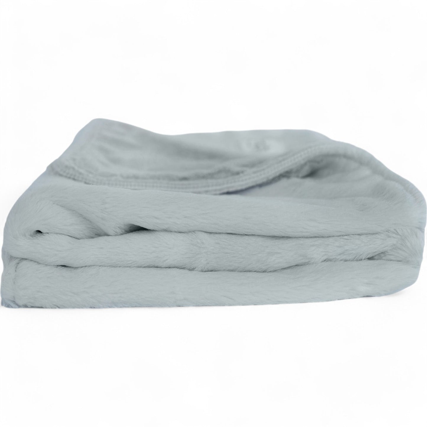 Luxury Borderless Throw (Big Blanket) - Silver