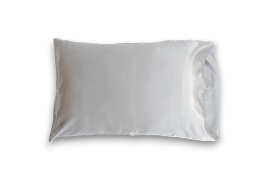 Satin Pillowcase - Silver (set of 2)