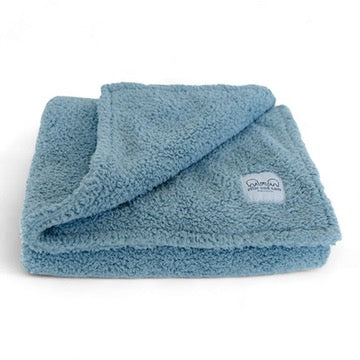Classic Borderless Blanket - Powder Blue