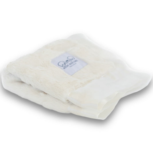 Luxury Satin Border Lovey - Ivory