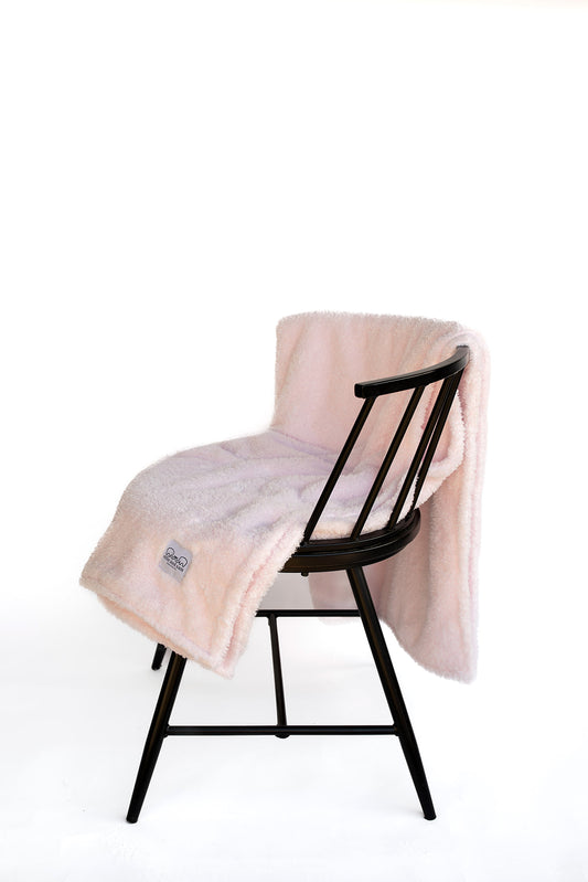Classic Chenille Throw Blanket - Pink