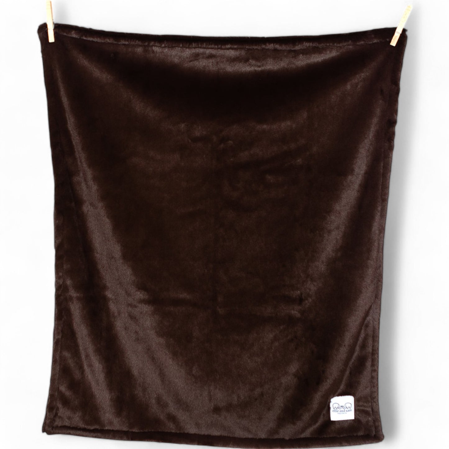 Luxury Borderless Blanket - Chocolate