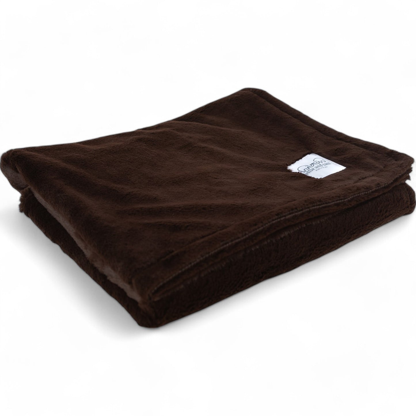 Luxury Borderless Blanket - Chocolate