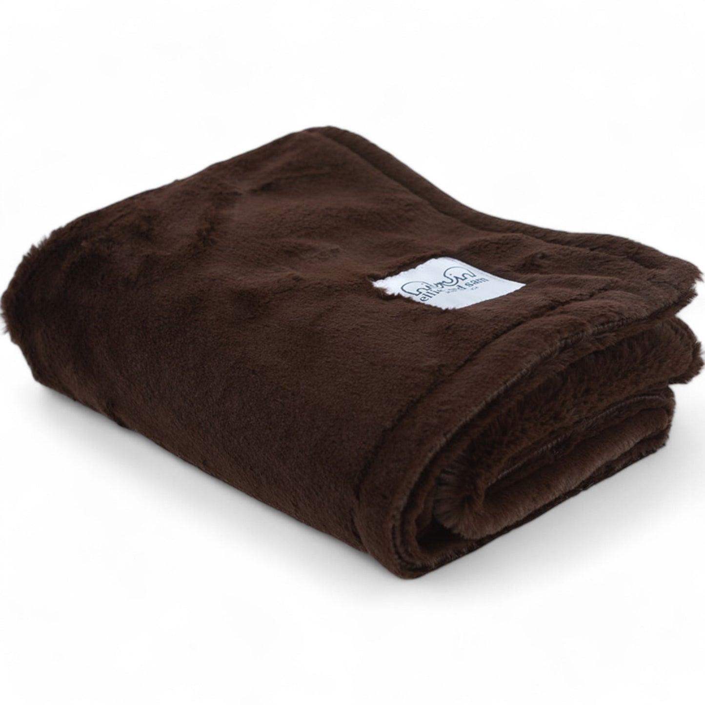 Luxury Borderless Blanket - Chocolate