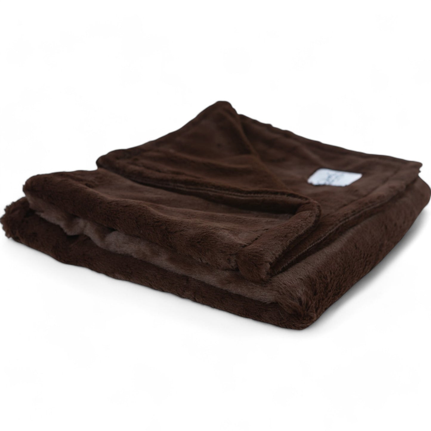 Luxury Borderless Blanket - Chocolate