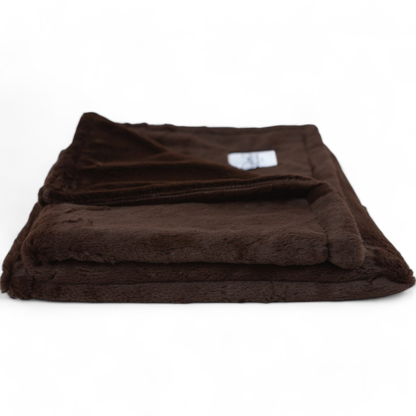 Luxury Borderless Blanket - Chocolate