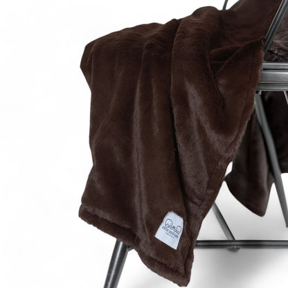 Luxury Throw Blanket - Chocolate