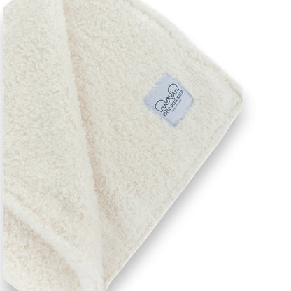 Classic Borderless Blanket - Ivory chenille