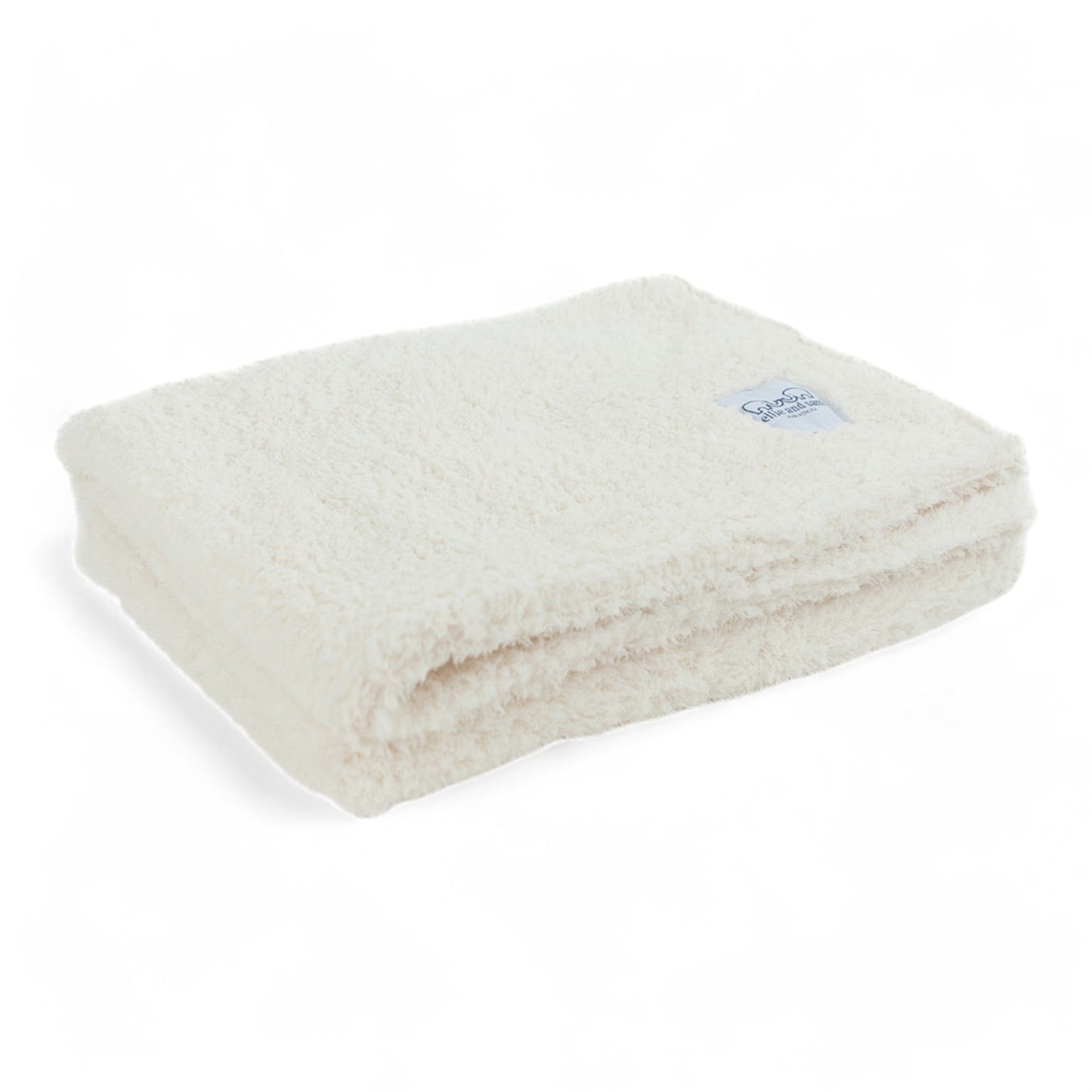 Classic Borderless Blanket - Ivory chenille