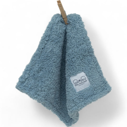 Classic Borderless Lovey - Powder Blue Chenille