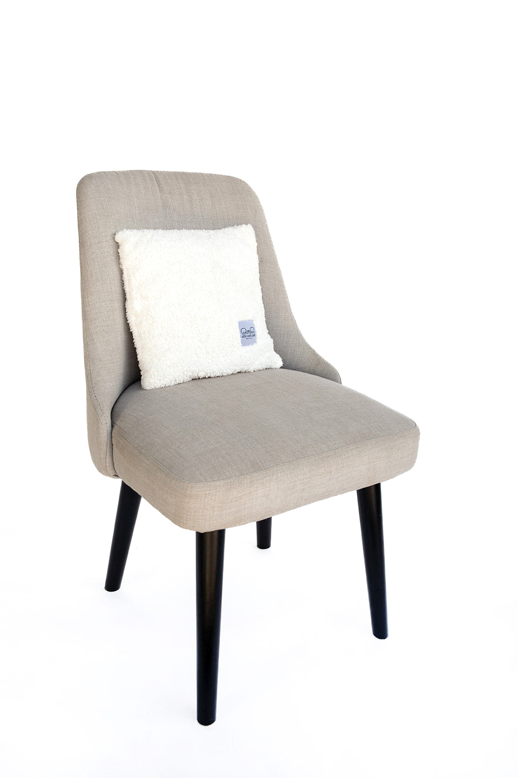 Classic Chenille Baby Nursery Pillow – Ivory