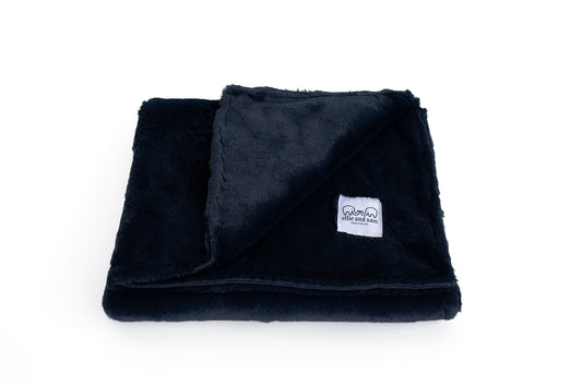 Luxury Baby Blanket - Navy
