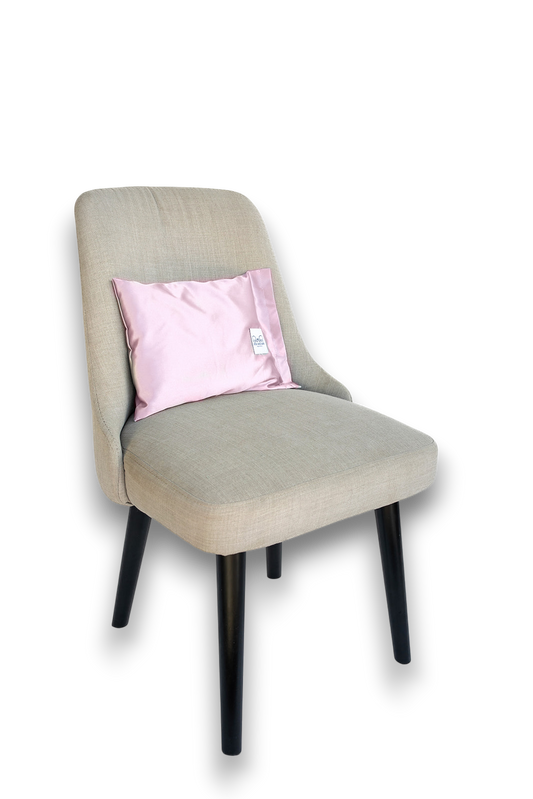 Satin Travel Pillow - Pink