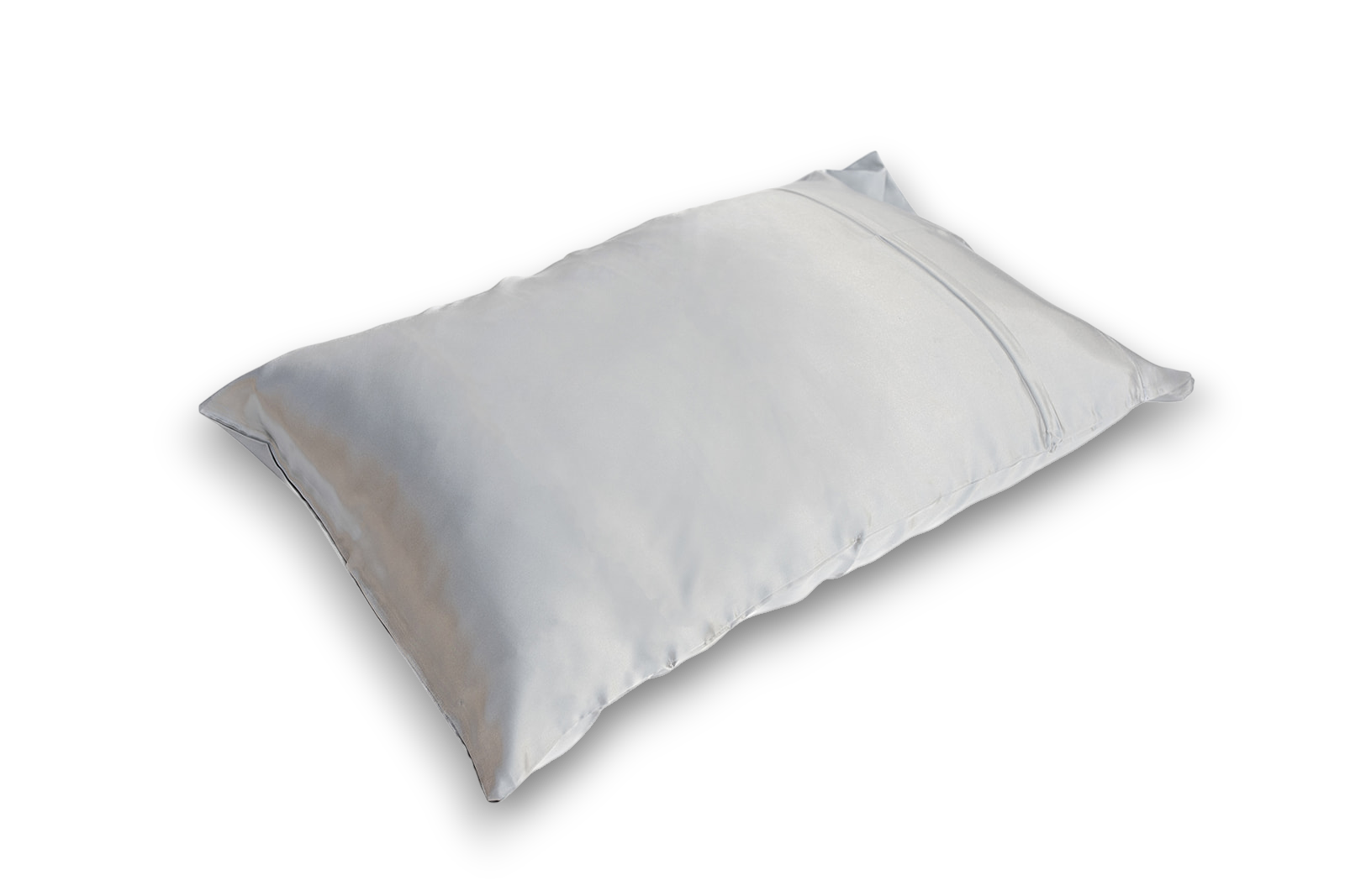 standard satin pillowcase set of 2 in silver – ellie and sam