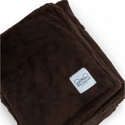 Luxury Throw Blanket - Chocolate