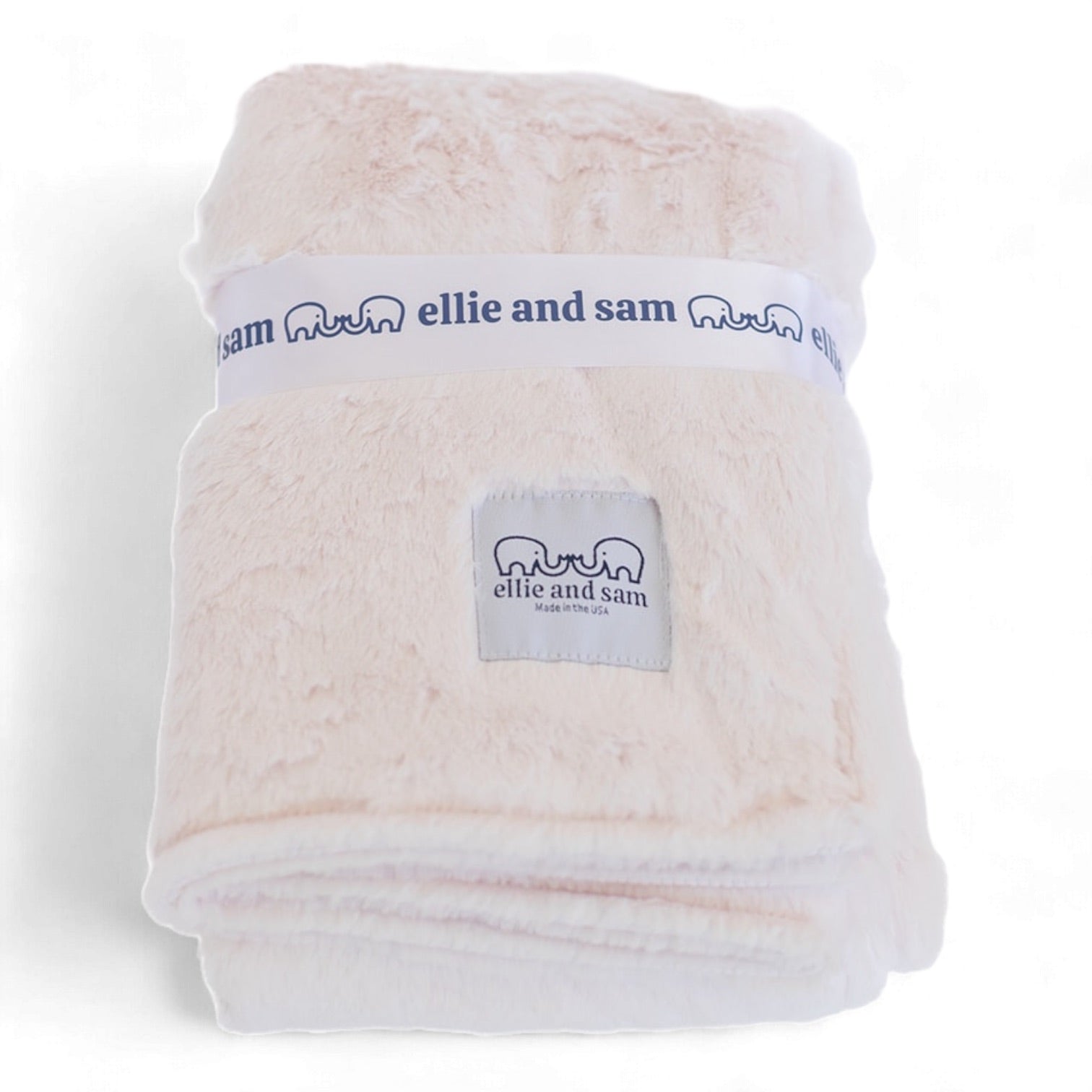 luxury baby blanket in pink – ellie and sam