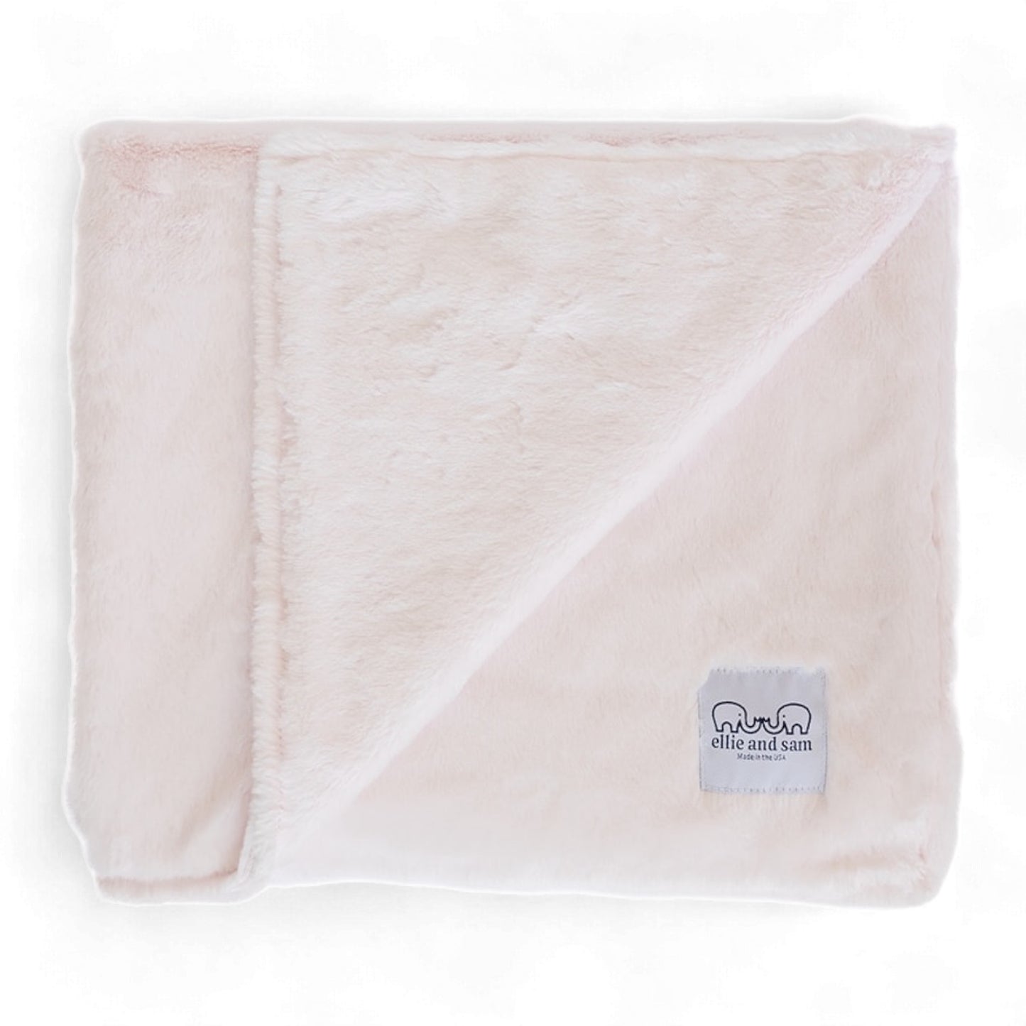 luxury baby blanket in pink – ellie and sam