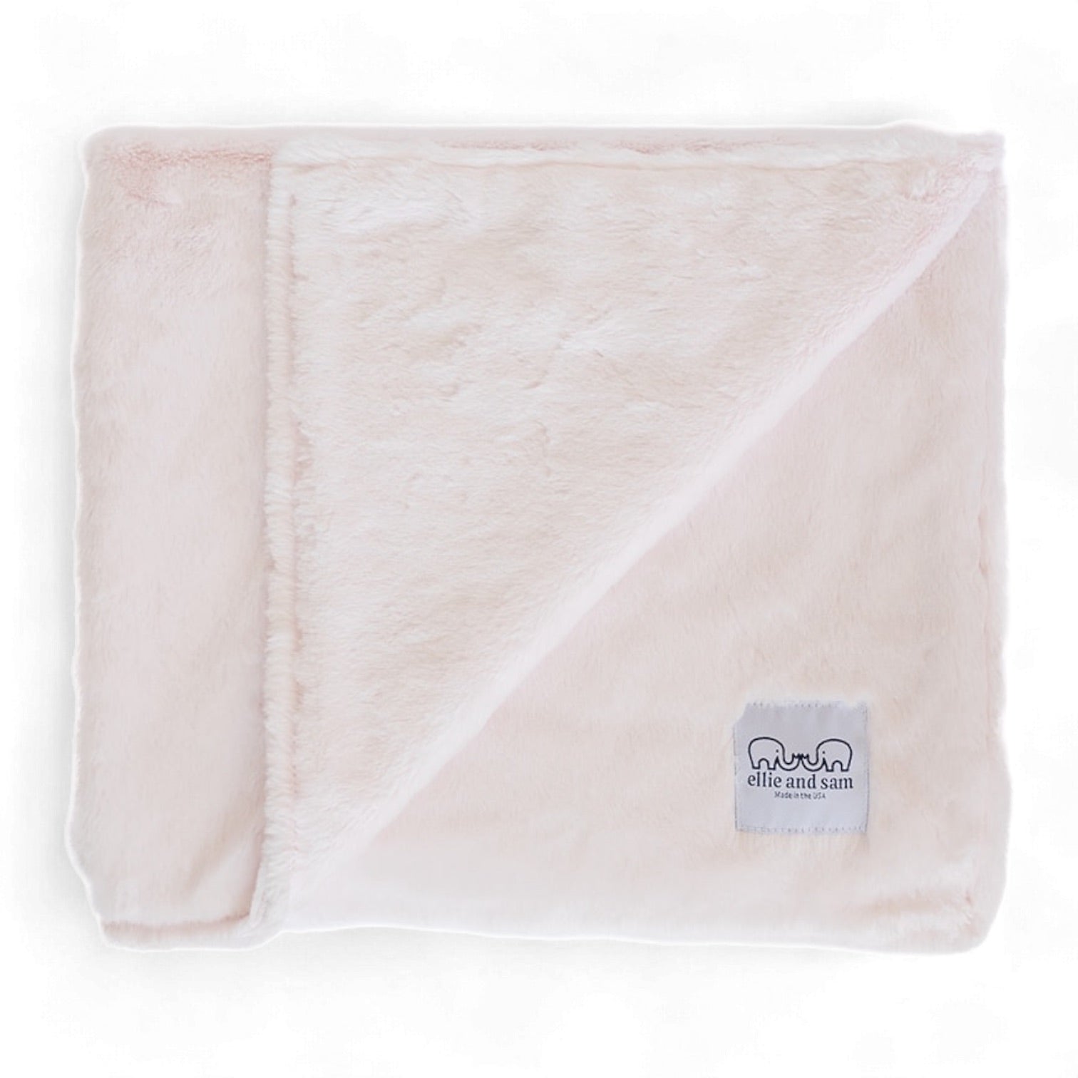 luxury baby blanket in pink – ellie and sam