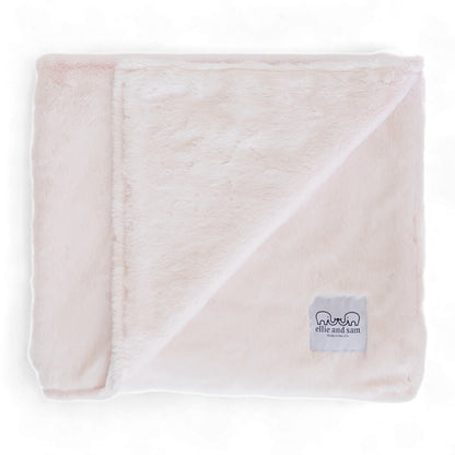 luxury baby blanket in pink – ellie and sam